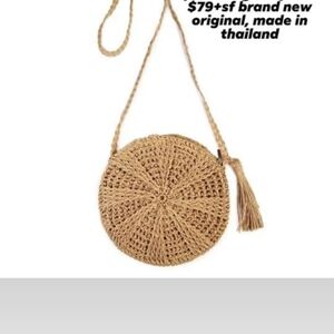 Round bag made in Thailand.